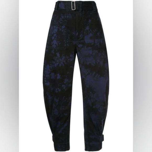 Proenza Schuler Blue Ink Dye Utility Pants - Picture 5 of 6